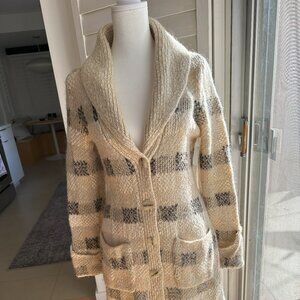 Anthropologie Long button up cardigan sweater Size S
